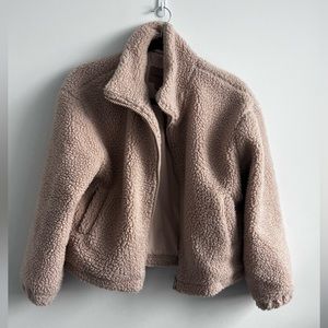 Harlow tan teddy jacket